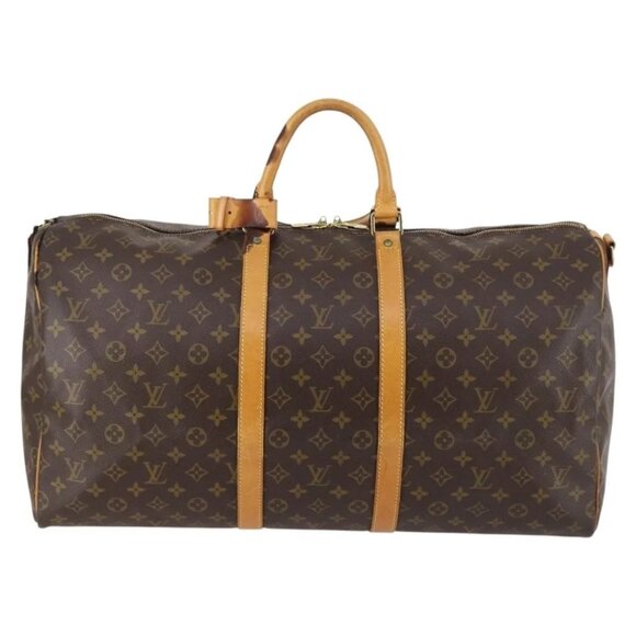 LOUIS VUITTON Monogram Keepall Bandouliere 55 Boston Bag M41414 LV Auth gh898 - Picture 2 of 16